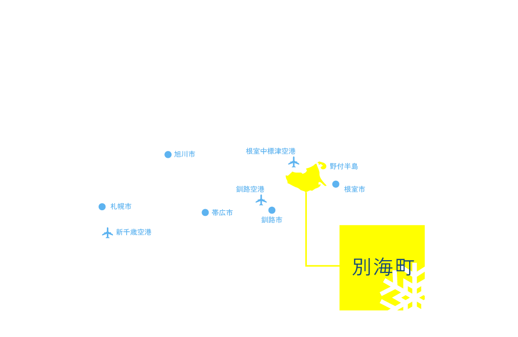別海町マップ
